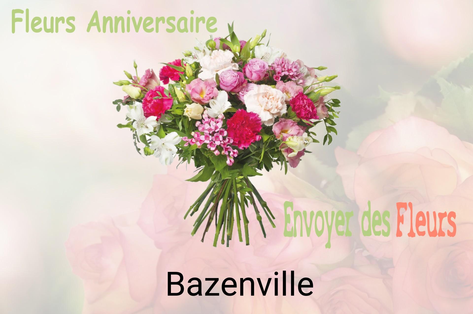 Bouquet de fleurs d’anniversaire livré à Bazenville