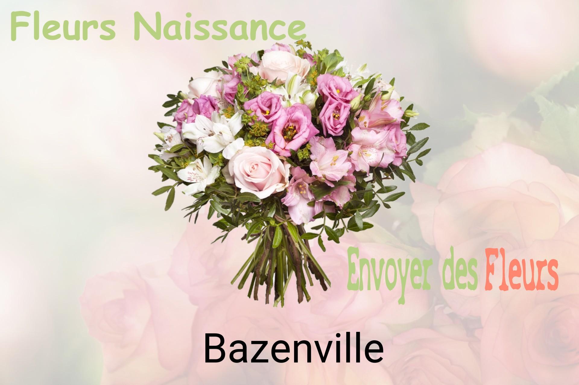 Bouquet de fleurs de naissance livré à Bazenville